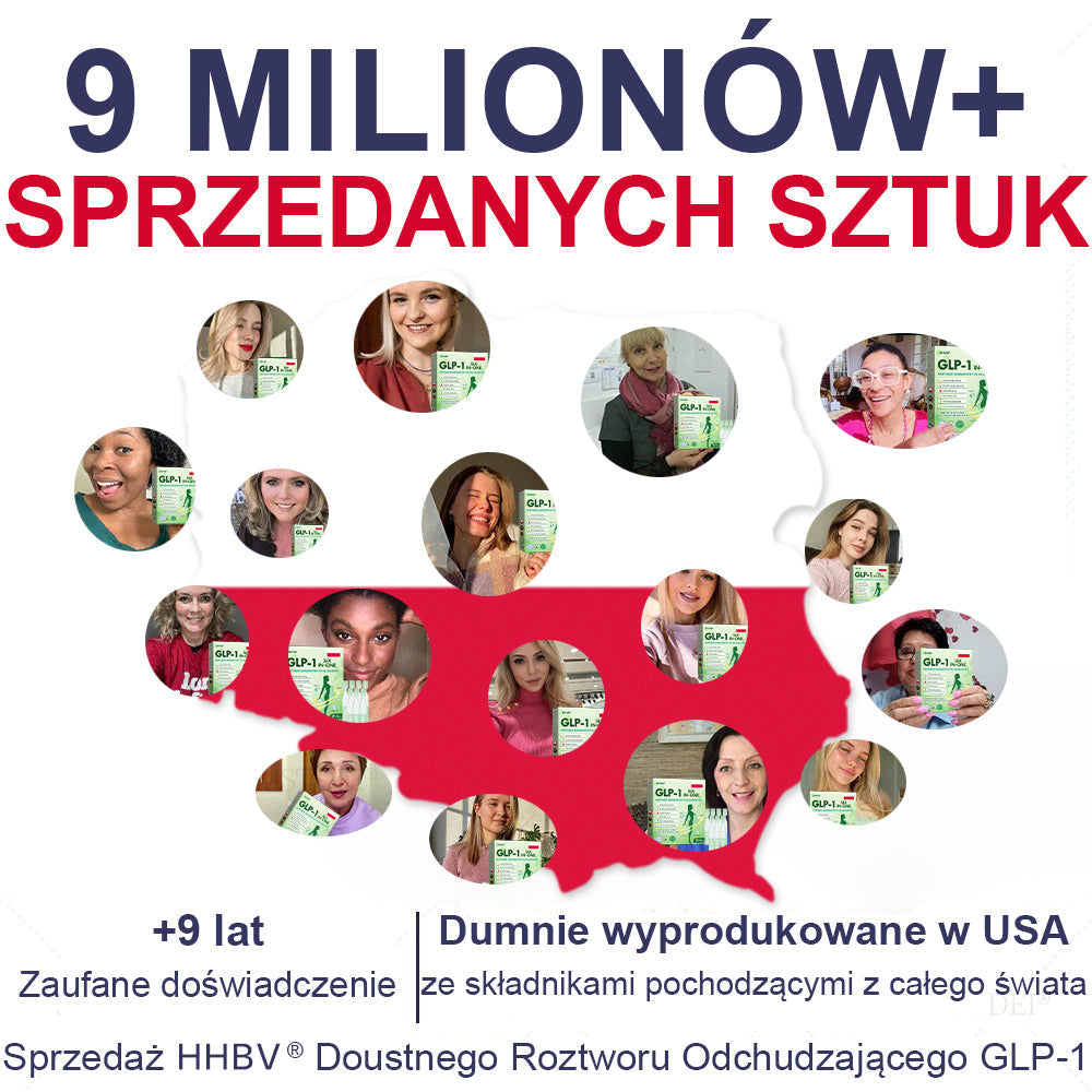 Zalecane przez Centrum Zdrowia w Polsce | Oficjalny sklep 👨‍⚕️👨‍⚕️HHVB® GLP-1 doustny roztwór na odchudzanie