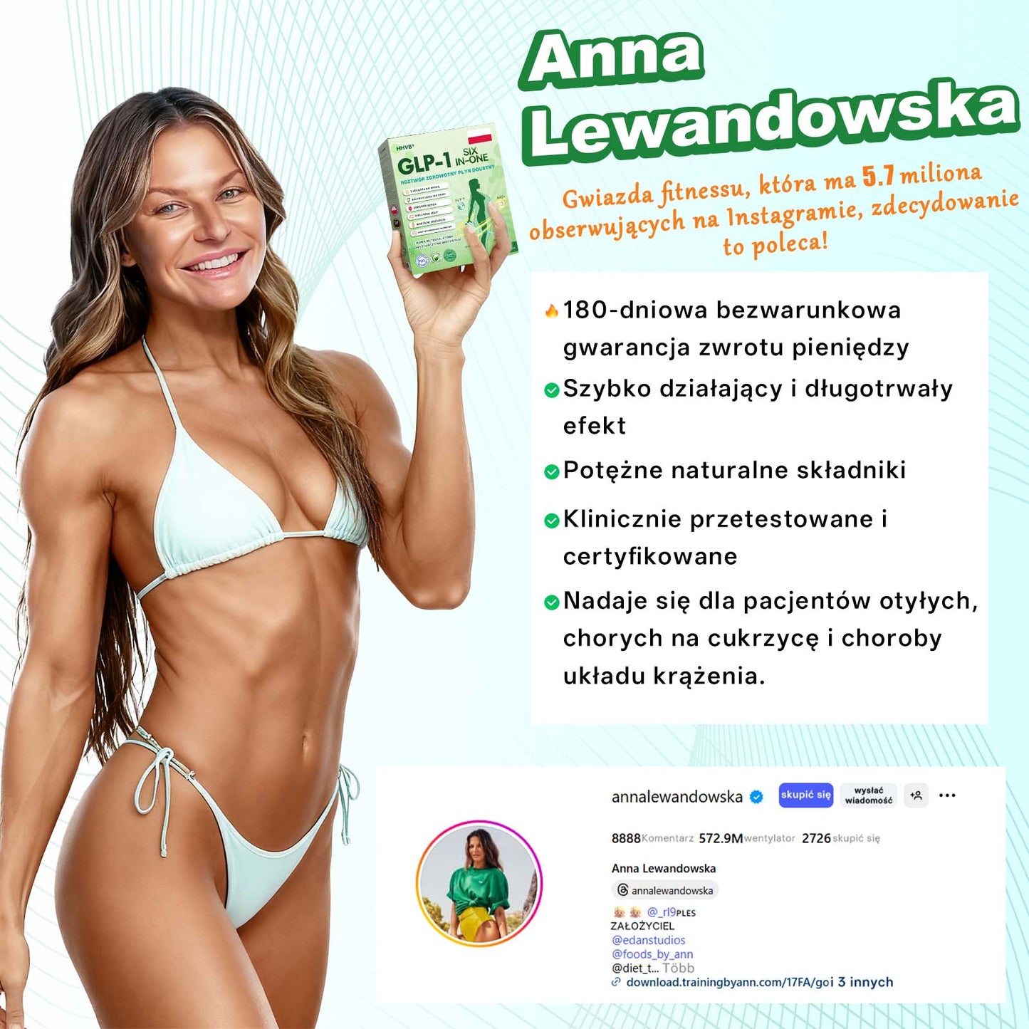 Zalecane przez Centrum Zdrowia w Polsce | Oficjalny sklep 👨‍⚕️👨‍⚕️HHVB® GLP-1 doustny roztwór na odchudzanie