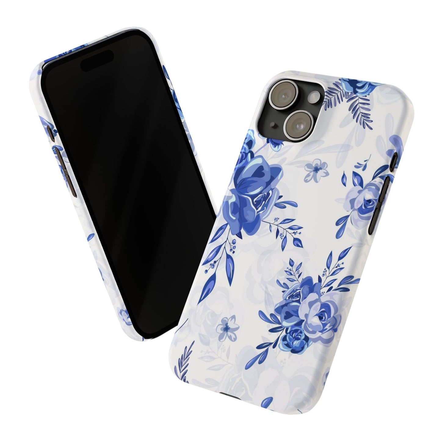 French Blue and White Toille, Slim Phone Cases, Case-Mate IPHONE16 and all sizes