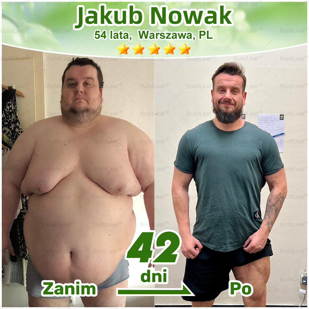 🍃Oficjalny sklep Polska | BuildLeaf® GLP-1 8-w-1 Fit & Vital Rozwiązanie (Jednorazowe dziennie, widoczne zmiany w ciągu 7 dni) ✅ Otyłość, zdrowie sercowo-naczyniowe, cukrzyca, bezdech senny, zdrowie jelit, problemy ze stawami i inne.